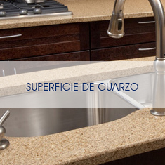 Superficie de cuarzo Zodiaq, Silestone, Caesarstone